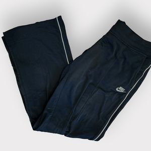Vintage Y2K Nike Women's Black Track Pants w/ White Stripe RN56323 Size...